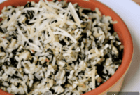 Creamy Parmesan Spinach Rice