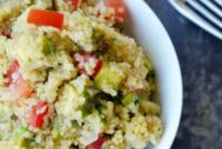 Vibrant Quinoa Guacamole Salad