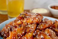Zesty Orange Baked Chicken Wings