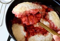 Strawberry Cobbler on the Hob