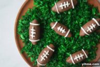 Chocolate Hazelnut Football Truffles