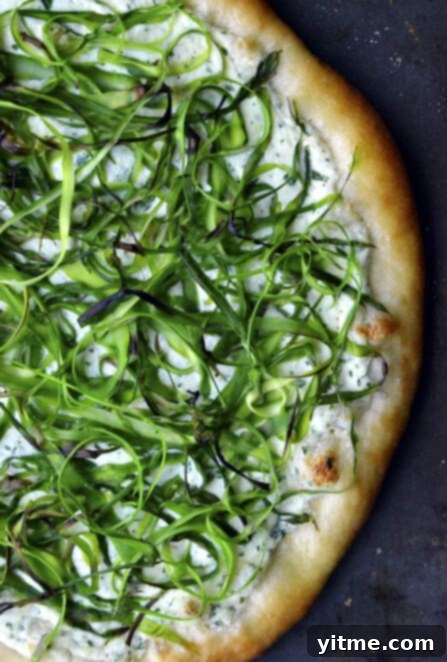 Asparagus Ricotta Delight Pizza 1 featured 13967