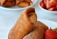 Strawberry Cheesecake Chimichangas