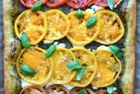 Heirloom Tomato & Chevre Tart