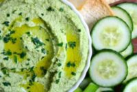 Fresh Edamame and Pea Hummus