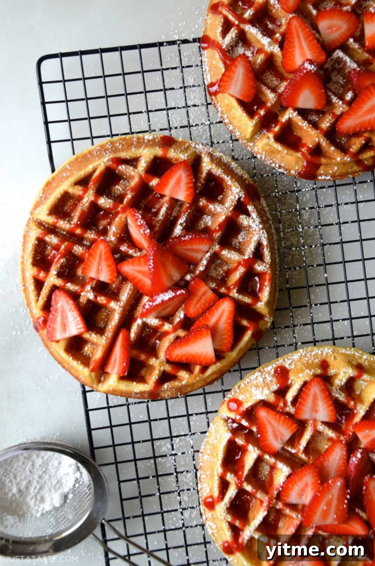 Golden Belgian Waffles From Scratch 1 featured 19066