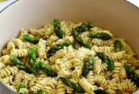 Creamy Asparagus Pesto Pasta
