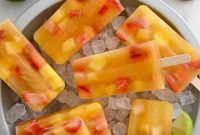 Frozen Peach Sangria Treats