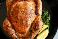 Garlic Lemon Roasted Chicken