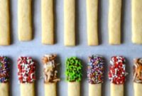 Frosted Sprinkle Cookie Wands