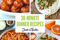 Quick & Flavorful 30-Minute Dinner Ideas