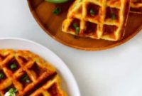 Next-Day Cheesy Spud Waffles
