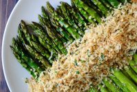 Golden Cheesy Asparagus Crunch