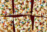 Marshmallow Confetti Popcorn Bites