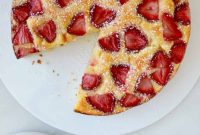 Strawberry Cream Cheese Swirl Coffee Cake