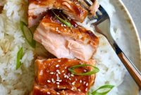 Honey-Garlic Glazed Salmon Delight