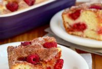 Raspberry Swirl Sour Cream Coffee Cake