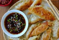 Effortless Chicken Potstickers with Zesty Soy Dip