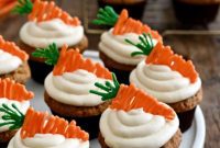 Carrot Cake Cupcakes with Tangy Cream Cheese Frosting