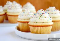 Vanilla Bean Cupcakes Crowned with Silky Buttercream