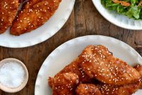 Citrus Glazed Baked Chicken Strips