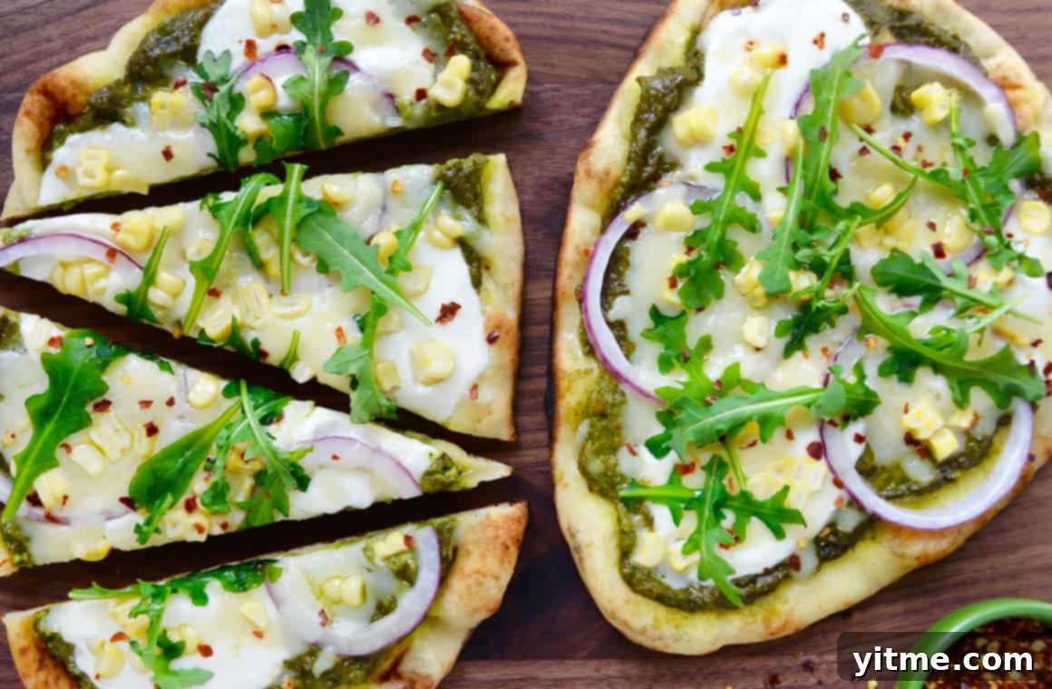 Avocado Pesto Grilled Flatbread Pizza 1 featured 26445