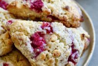 Raspberry Bliss Scones