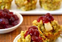 Turkey and Stuffing Thanksgiving Leftover Muffins