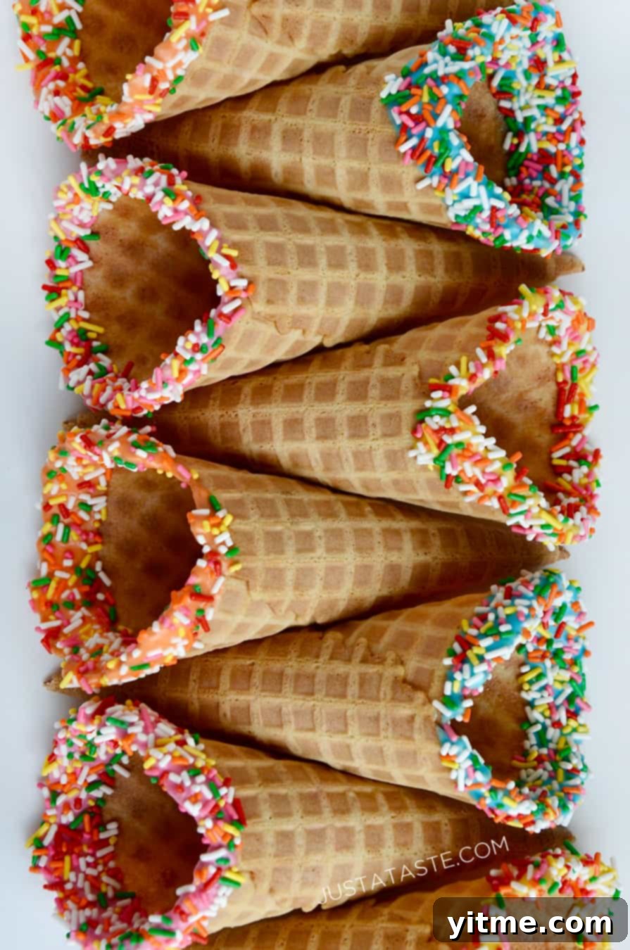 Rainbow Swirl Waffle Cones 1 featured 29226