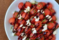 Watermelon & Balsamic Bliss Salad