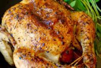 Apple-Sage Infused Roast Chicken