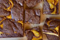 Pumpkin Cheesecake Swirl Brownies