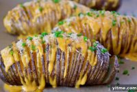 Cheesy Accordion Potatoes
