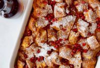 Pumpkin Pie French Toast Bake