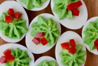Festive Holiday Deviled Eggs