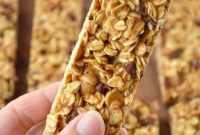 Chewy Peanut Butter Granola Bars