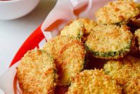 Parmesan Crusted Zucchini Crisps