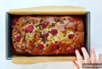 Raspberry Chocolate Chunk Banana Bread