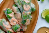 Peanut-Kissed Thai Spring Rolls