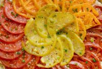 Golden Tomato and Sweet Onion Cheese Tart