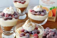 Orange Cranberry Cheesecake Bites