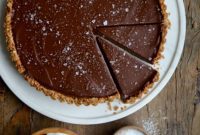 Peanut Butter Bliss Chocolate Pretzel Tart