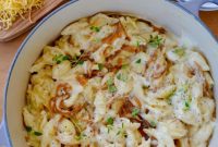 Caramelized Onion Gruyere Mac