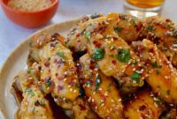 Honey-Glazed Sesame Chicken Wings