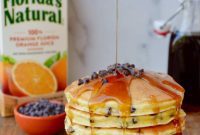 Bright Orange Ricotta Chocolate Chip Flapjacks