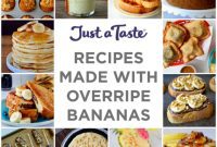 Banana Rescue: Delicious Recipes for Overripe Fruit