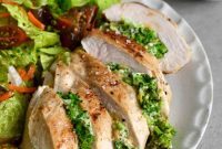 Broccoli Cheddar Stuffed Chicken