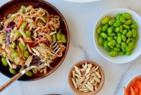 Chilled Ramen Salad with Peanut Dressing