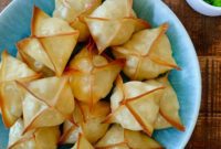 Golden Baked Crab Rangoon