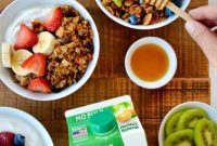 Orange-Kissed Honey Granola Parfaits